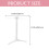 Foldable Plastic Noodle Hanging Rack Transparent for Pasta Drying 2