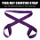 4Pcs Purple Multi-Function Cotton Yoga Mat Sling Strap for Easy Carry 9