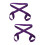 4Pcs Purple Multi-Function Cotton Yoga Mat Sling Strap for Easy Carry 8