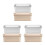 6Pcs Rectangular Tin Boxes with Lids Multi Color Candy Storage 4