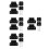 4Sets Silicone Baby Gate Extension Kit for Home Use with Drill Mounts 4