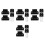 4Sets Silicone Baby Gate Extension Kit for Home Use with Drill Mounts 5