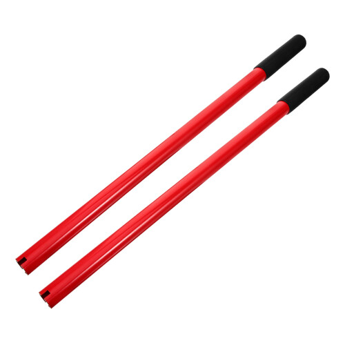 4Pcs Car Jack Accessory Red Metal Hydraulic Handle for Easy Operation 1