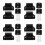 4Sets Silicone Baby Gate Extension Kit for Home Use with Drill Mounts 10