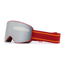 Gogle Narciarskie i Snowboardowe dla Mężczyzn i Kobiet Ochrona Przeciwmgielne Podwójne Soczewki Okulary Ochronne z Cylindryczną Konstrukcją