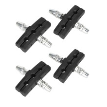 Bicycle Brake Pads Wear-Resistant V Brake Mountain Bike Rubber Silent Brake Pads