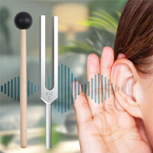 512Hz Tuning Fork Set for Sound Healing & Meditation,Aluminum Alloy with Velvet Bag, Hammer,Ideal for Music Therapy