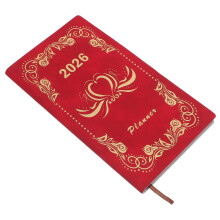 Rood A6 Planner 2026 Zakelijk & School Jaarlijkse Organizer