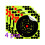 100St Fluorescerende Schietstickers Zelfklevend Multi Kleur 3