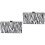 2Pcs Elegant Stripe Evening Bag Portable Party Purse 5