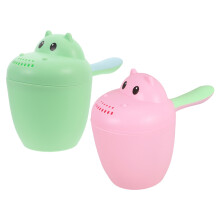2St Kleurrijke Shampoo Spoelbekers Baby's, PP, Eenvoudig En