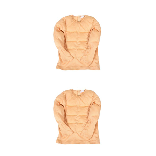 2St Beige Lichtgewicht Polyester Spierpak Party 2