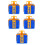 5Sets Duurzame Plastic Geschenkdoos Sculptuur Met 3D Ontwerp 7