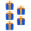 5Sets Duurzame Plastic Geschenkdoos Sculptuur Met 3D Ontwerp 6
