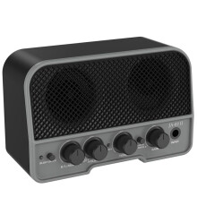 5W Acoustic Guitar Amplifier,Portable Speaker with Dual Channels,Normal/Bright Tone,Compact for Travel and Performance
