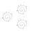 3St Metalen Dames Tailleketting Met Design 5