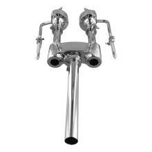 Suporte Duplo para Tambor, Suporte para Bateria, Peças de Reposição para Percussão, Acessórios