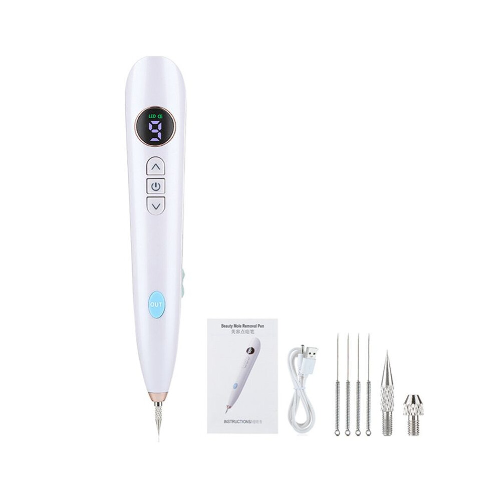 Electric Mole Removal Pen Home Plug-in Freckle Removal Device Portable Freckle Removal Device Mole Wart Skin Tag Remover