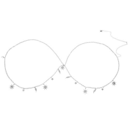 3St Metalen Dames Tailleketting Met Design 2
