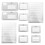 3Sets Plastic Lineaal Sjablonen Voor Envelop Adressering 1