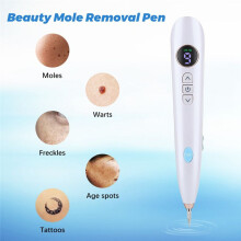 Stylo Électrique pour Éliminer les Grains de Beauté, Appareil Portable pour Éliminer les Taches de Rousseur, les Verrues et les Acrochordons.