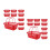 20St Multifunctionele Plastic Fruitmand Met Ventilatie En Handvat 6
