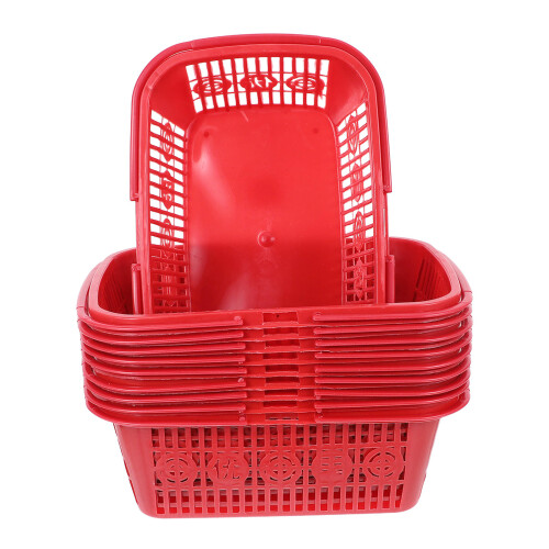 20St Multifunctionele Plastic Fruitmand Met Ventilatie En Handvat 2