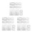 3Sets Plastic Lineaal Sjablonen Voor Envelop Adressering 5
