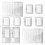 3Sets Plastic Lineaal Sjablonen Voor Envelop Adressering 2
