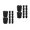 24St Stevige Zwarte Plastic Bootshapers Dames En Laarzen 6