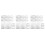 3Sets Plastic Lineaal Sjablonen Voor Envelop Adressering 6