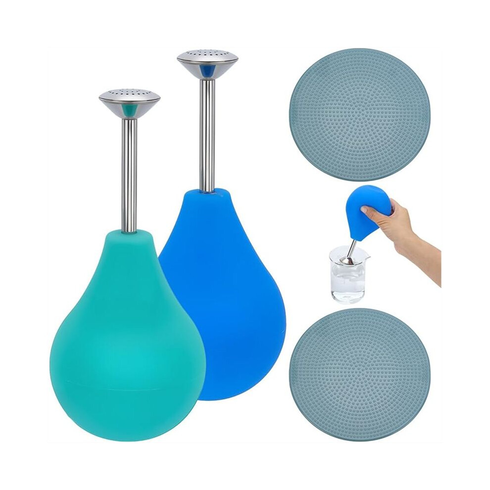 Brecantia 4 Pcs Wet Felting Tool Set Include 2 Brause-Sprinklers & 2 Green Wet Felting Tools, For Needle- Making Projects