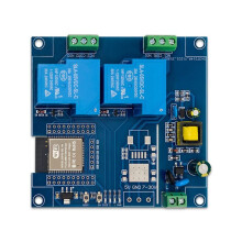 Módulo de Relé ESP32 de 2 Canais e 30A, Placa de Desenvolvimento WiFi AC220V, Suporte para Desenvolvimento Secundário