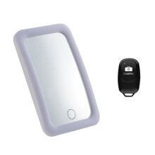 Magnetic Mobile Phone Magnetic Photo Selfie Mirror Led Wide-Angle Mirror Live Back Suction Mirror Selfie Makeup Mirror