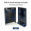 Gabinete Externo USB 3.0 de 3,5 Polegadas para HDD  de Alta Velocidade com Suporte para SSD/HDD de 3,5"/2,5" e Gabinete para SSD com Plugue UE 7