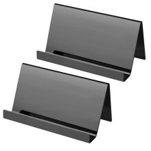 2 Pieces Business Card Holder Desktop Stand Desktop Business CardHolders Desktop Name Card Holders Business Office