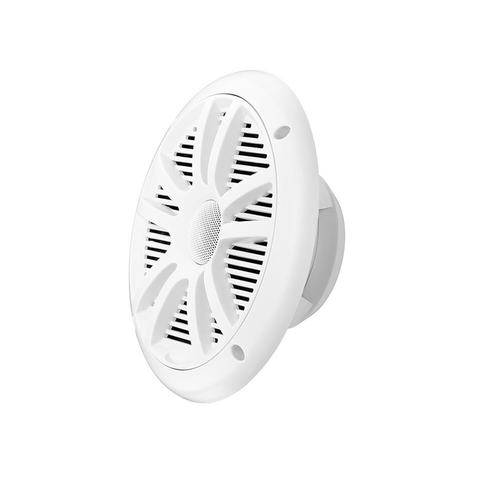 6.5 Inch 120W Marine Speakers Waterproof Stereo Boat Speaker For Yachts Cart Rv Atv Utv Ship Sauna White 6033932601735