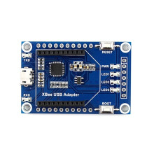 Für XBee USB-Adapter UART-Kommunikationsplatine Unterstützt für XBee-Konnektivität USB-zu-UART-Modul Konfigurieren