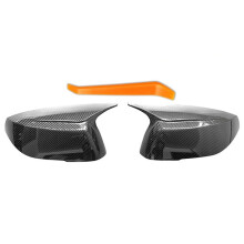 Rearview Mirror Cover Side View Mirror Covers 963744GA0H 963734GA0H for Q50 Q60 QX30 Q70 2014-2022 Carbon Fiber
