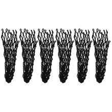 6PCS Billiards Net Hollow Thicker Stronger Out Pool Table Pocket for Billiards Trainning
