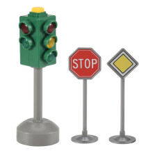 Traffic Signs Road Light Block with Sound LED Children Safety Traffic Light Model Kids Traffic Light Toys