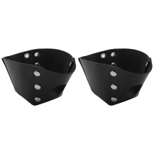 1 Paio di Protezioni nel Pelle PU per Pattini un Rotelle nel Pelle PU per Pattini un Rotelle Protezione nel Punta Nera