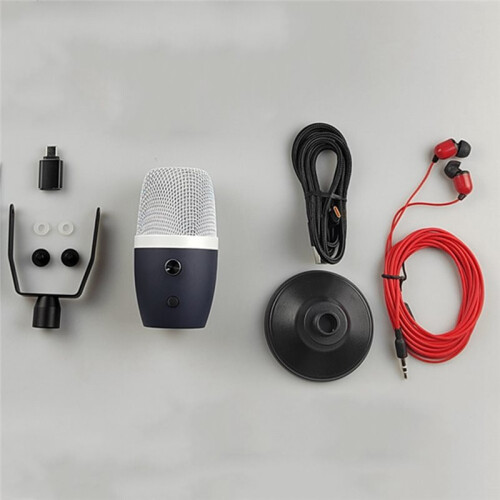 Desktop USB Live-Microfoon Computeropname Gaming Stem Zang Professionele RGB-Microfoon voor Studio-Opnames 2
