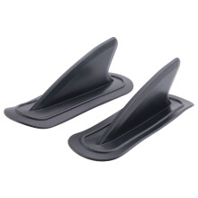2 Piezas de Aleta de Seguimiento de Kayak, Inflable, Aleta de TiburóN, Tablero de Cuenca, Aleta, Puntos de Montaje, Accesorios de Repuesto de PVC