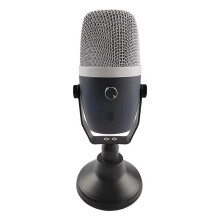 Microphone USB de Bureau pour Enregistrement en Direct sur Ordinateur, Idéal pour Jeux, le Chant et la Voix. Microphone RGB Professionnel pour