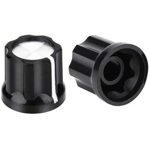 Perilla de Control de PotencióMetro Negro de 10 Uds. 1