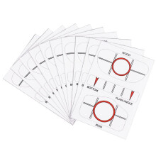 10Pcs/Set Impact Labels Club Target Label Target Sticker Tape Driver Swing Trainers Accessories