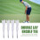 50Pcs  Tee Double Layer Plastic  Tee Soft Low Resistance    Training Tool White 2