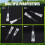 50Pcs  Tee Double Layer Plastic  Tee Soft Low Resistance    Training Tool White 6