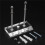 Skateboard Hanger 2PCS Wall Mount Deck Rack for Skateboards Deck Display and Storage 8